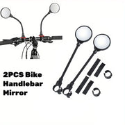 2PCS Handlebar Rearview Mirror