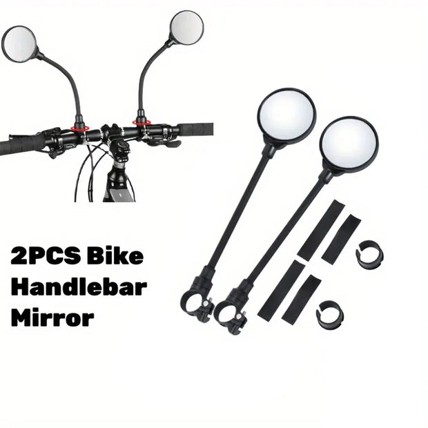 2PCS Handlebar Rearview Mirror