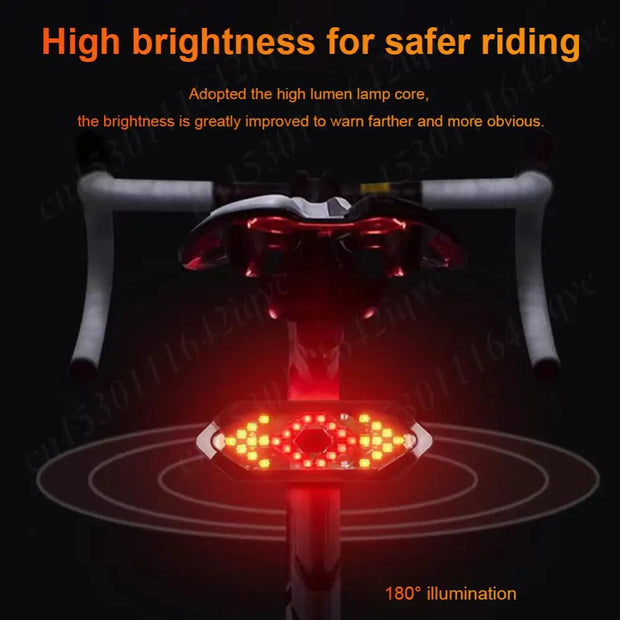 USB Rechargeable Signal Rear Light