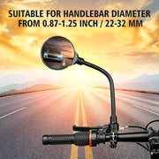 2PCS Handlebar Rearview Mirror