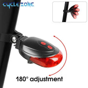 Waterproof Bicycle Warning Tail Light